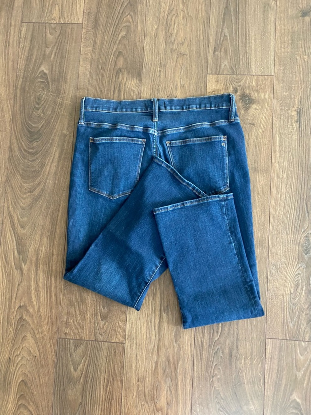 Madewell Deep Blue Flare Jeans - Picture 7 of 7